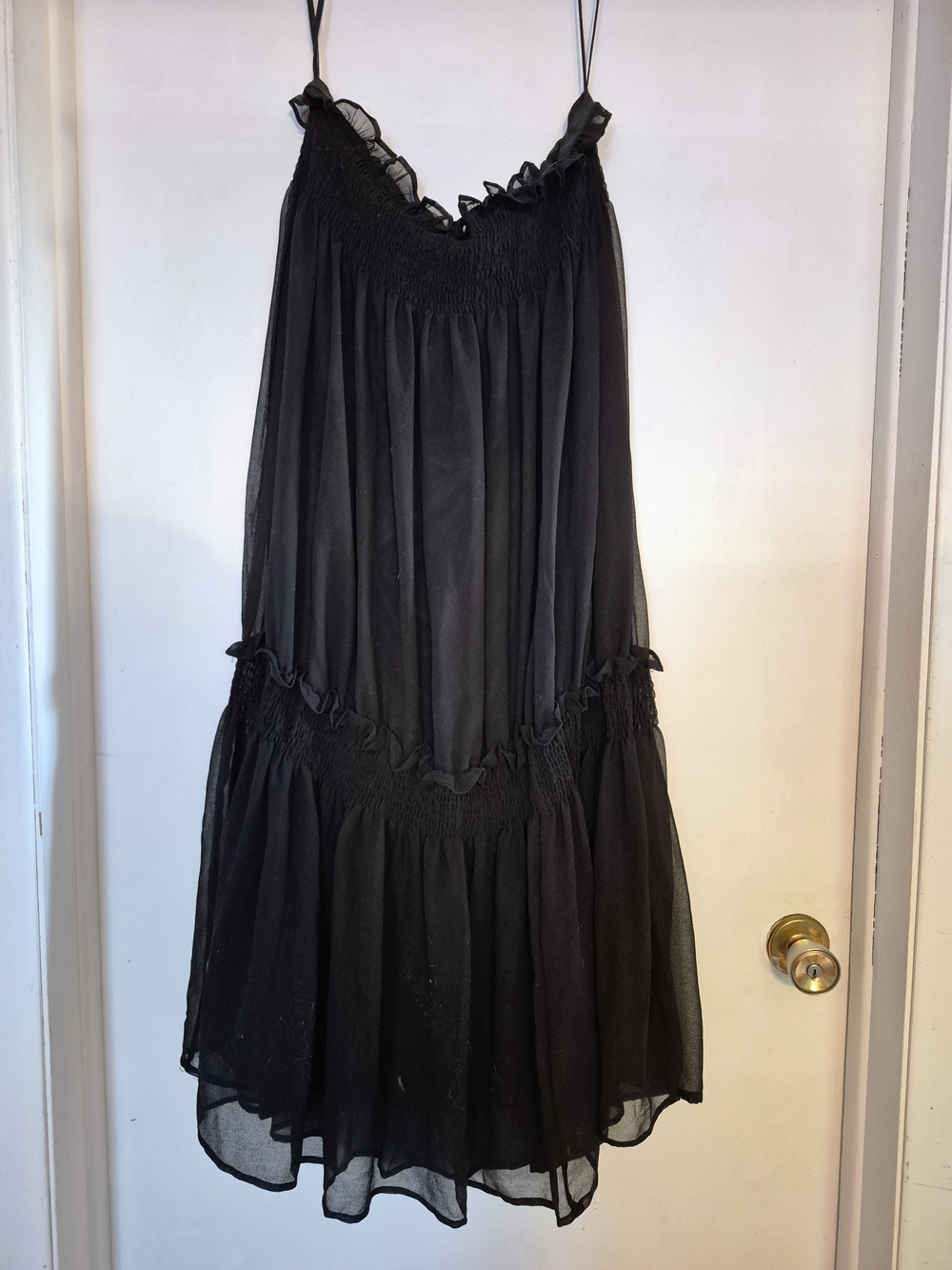 Black Women’s Ruffle Tiered Skirt